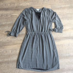 H&M Semi-Wrap Patterned Dress